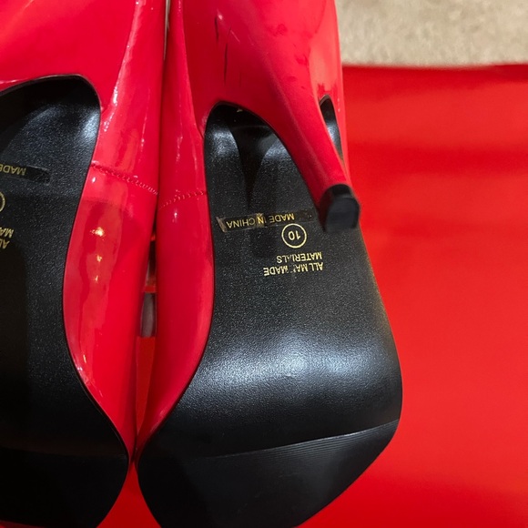 Elle Vibrant Red Heels